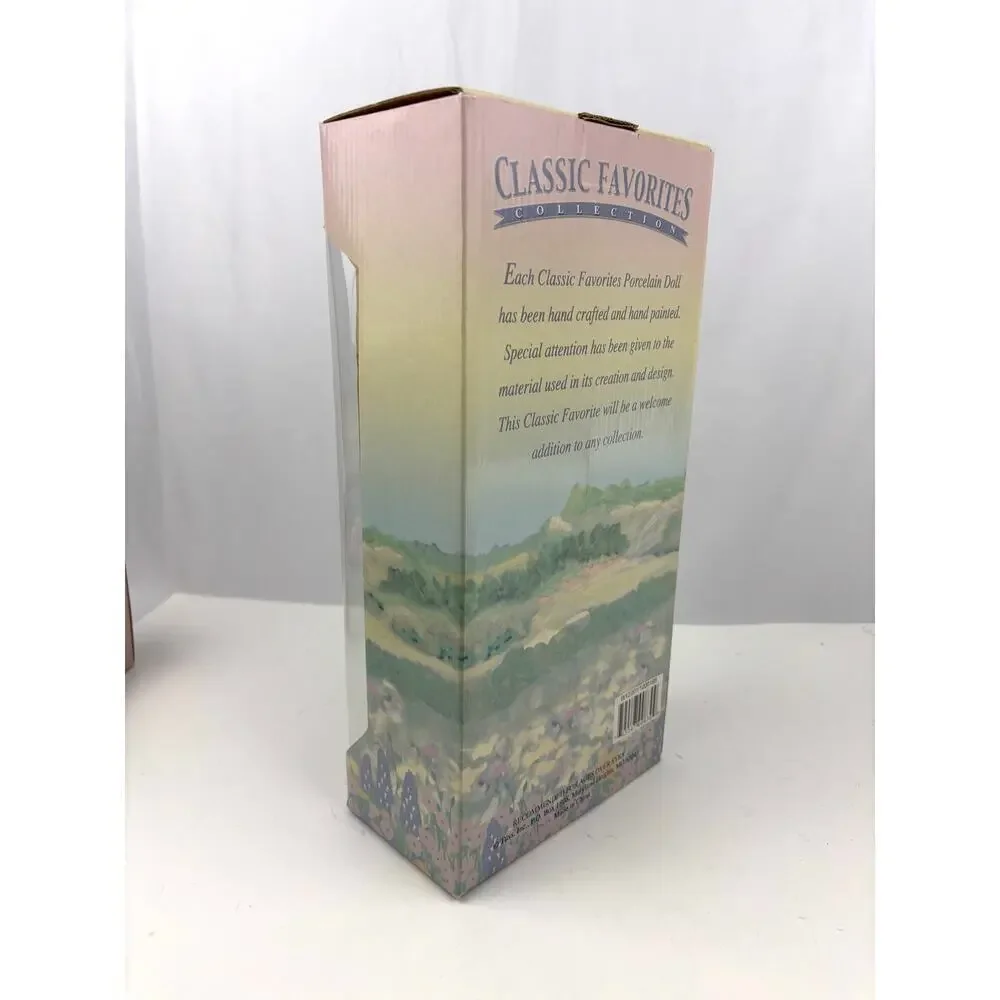 Genuine Porcelain Doll In Box Hand‎ Painted Travel Classic Favorites Collection